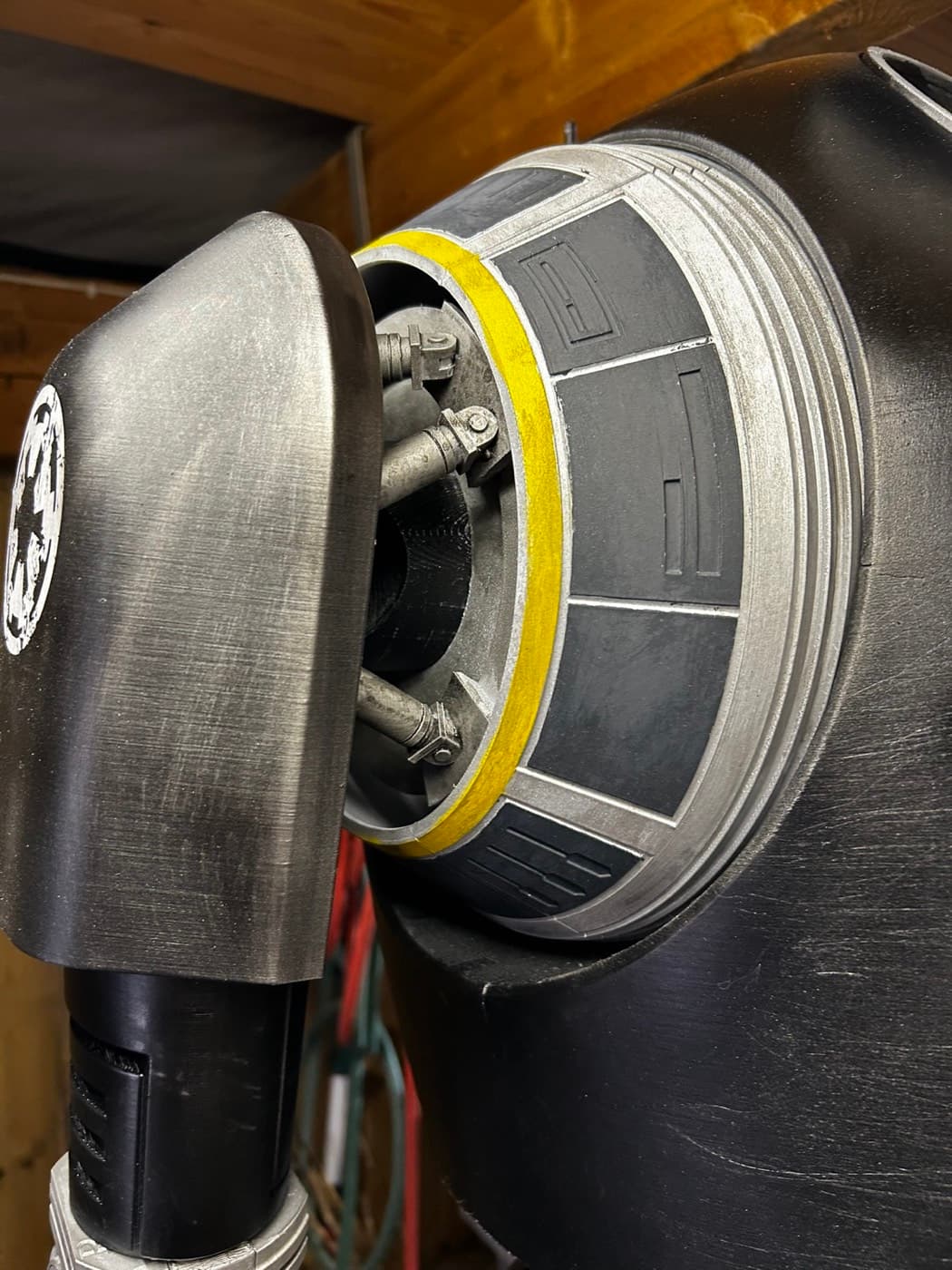 Großes Schaustück im Science-Fiction-Stil aus dem 3D-Druck